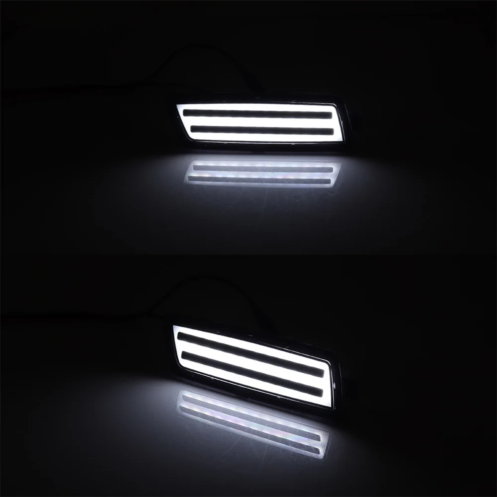 Amber / White LED Car Front Fender Flare Side Maker Parking Lights For VW Volkswagen MK5 Golf/GTI Rabbit Jetta R32 MK6 Golf TDI