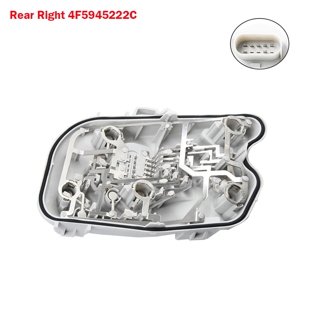 Left Or Right Rear Tail Light Bulb Lamp Holder For AUDI A6 C6 SALOON 2004-2008 4F5945221C 4F5945222C