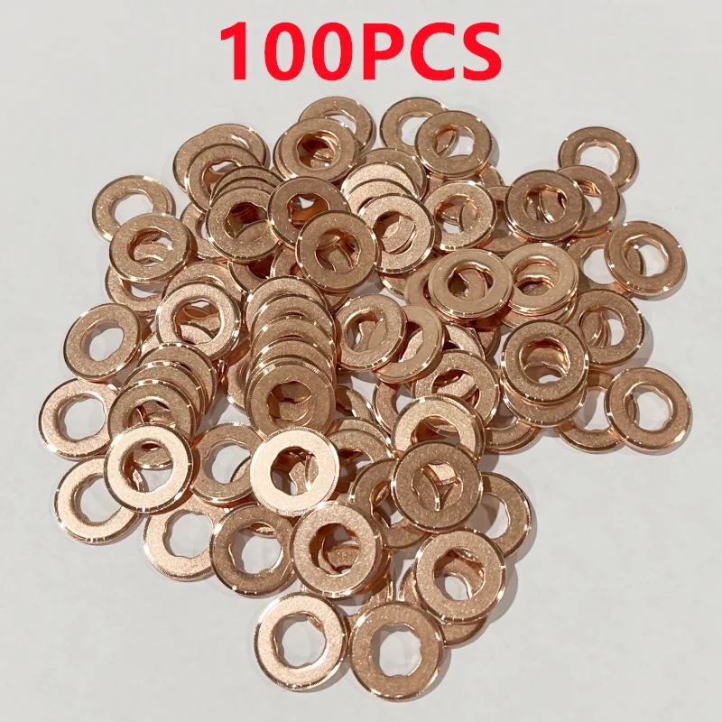 100PCS F00VC17505 Injector Nozzle Copper Washer F00VC17504 F00VC17503 F00VC17502 Diesel Sprayer Gasket F00VC17506 for Shim
