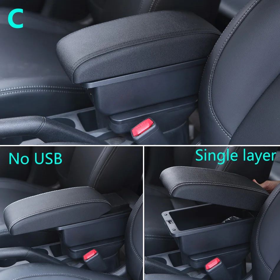 For Nissan Kicks Armrest Box Car Storage Box Interior Details Special Retrofit Parts Center Car Accessories Arm 2016-2021