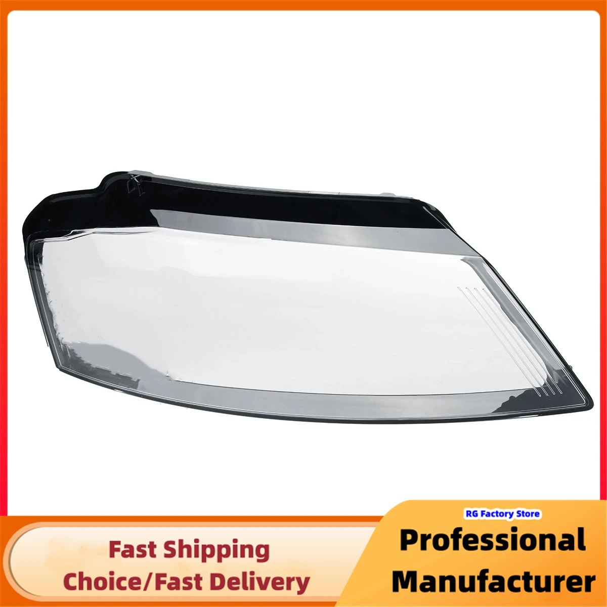 Left/Right Front Headlight Lens Cover For Audi A3 8P S-line S3 RS3 Facelift All Models 2008-2012 Clear Headlamp Shell