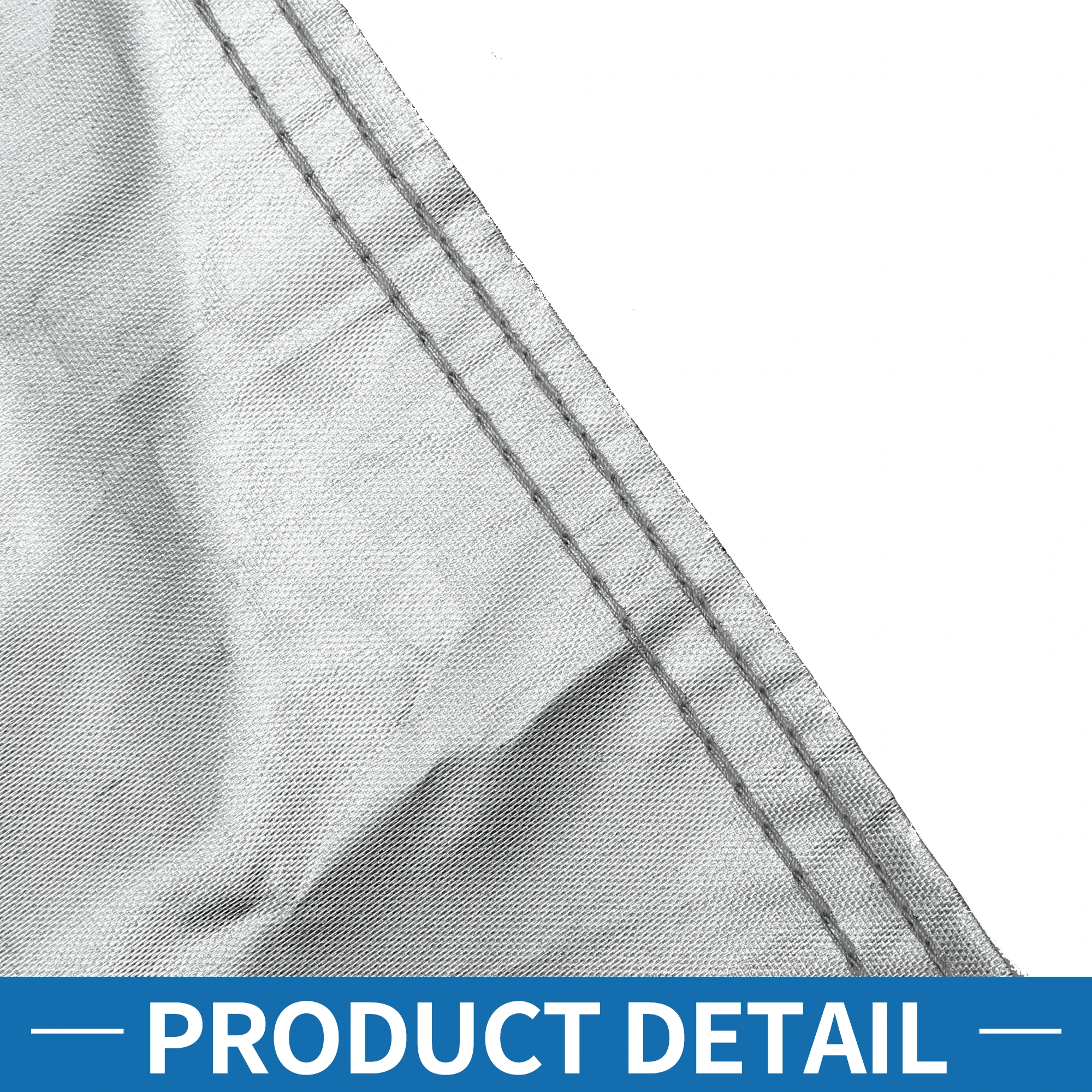 UXCELL Front Half Car Cover 220x160cm Bonnet Cover Waterproof Outdoor Engine Hood Half Cover 210D with Reflective Tape