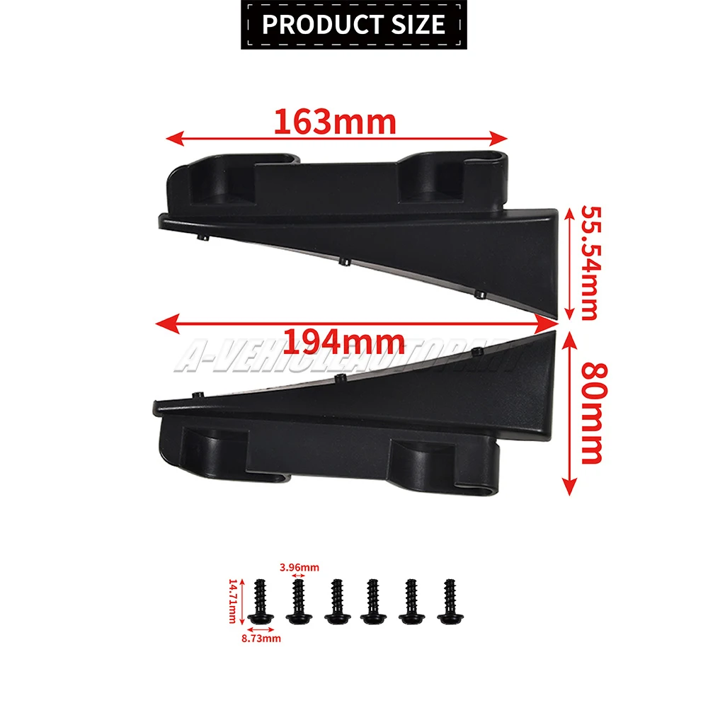 8J8898283 For Audi TT TTS RS Mk2 New 2Pcs Rear Trunk Parcel Shelf Luggage Cover C-Pillar Side Bracket Repair Kit Car Accessories