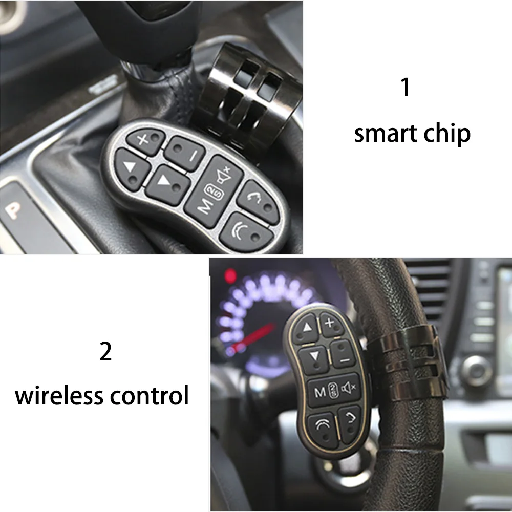 Car Steering Wheel Control Switch Wireless Controller For Radio Audio MP3 DVD Player Buttons Universal Automotive Accessories