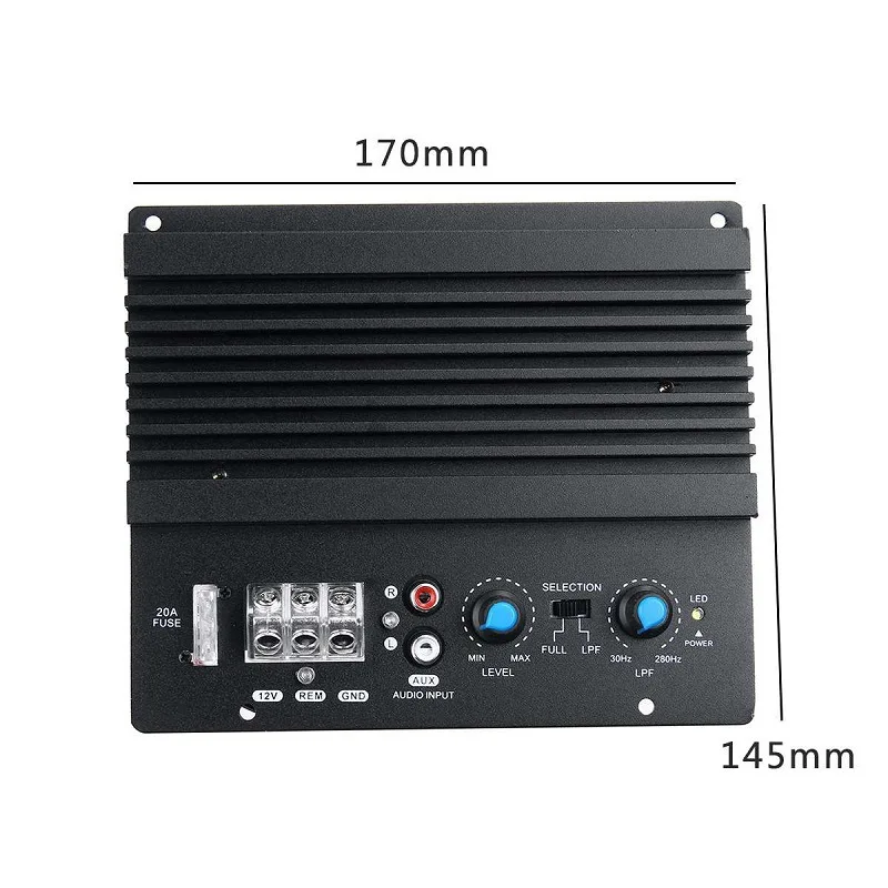 12V Universal Car Amplifier Board 600W Mono Car Audio Amplifier Powerful Automobile Stereo Subwoofers Amplifier Car Accessories