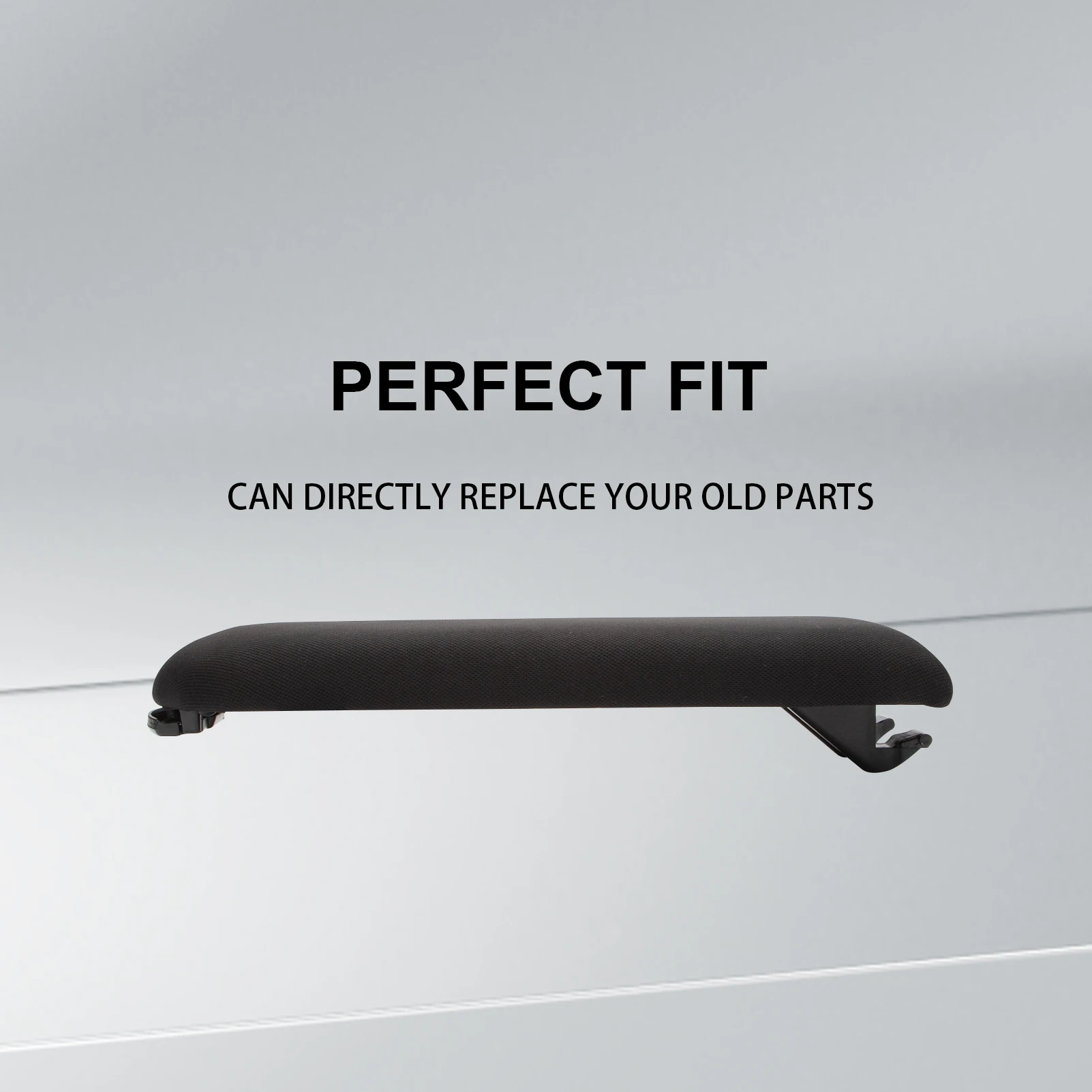 Centre Console Armrest Lid Soft Fabric Armrest Cover Compatible with VW Jetta Golf 4 Mk4 Bora Polo 6R 9N 9N3