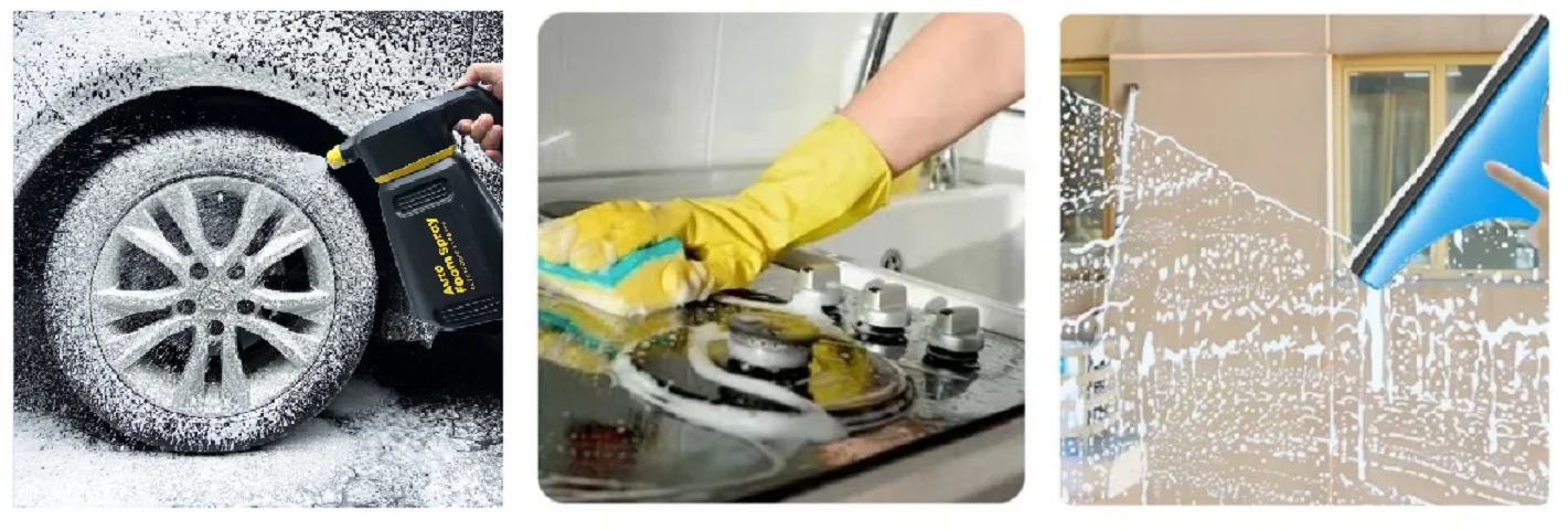 foamboss Electric Foam Sprayer Car Wash Home Garden Clean Detailing Snow Foam Cannon High Pressure Water
