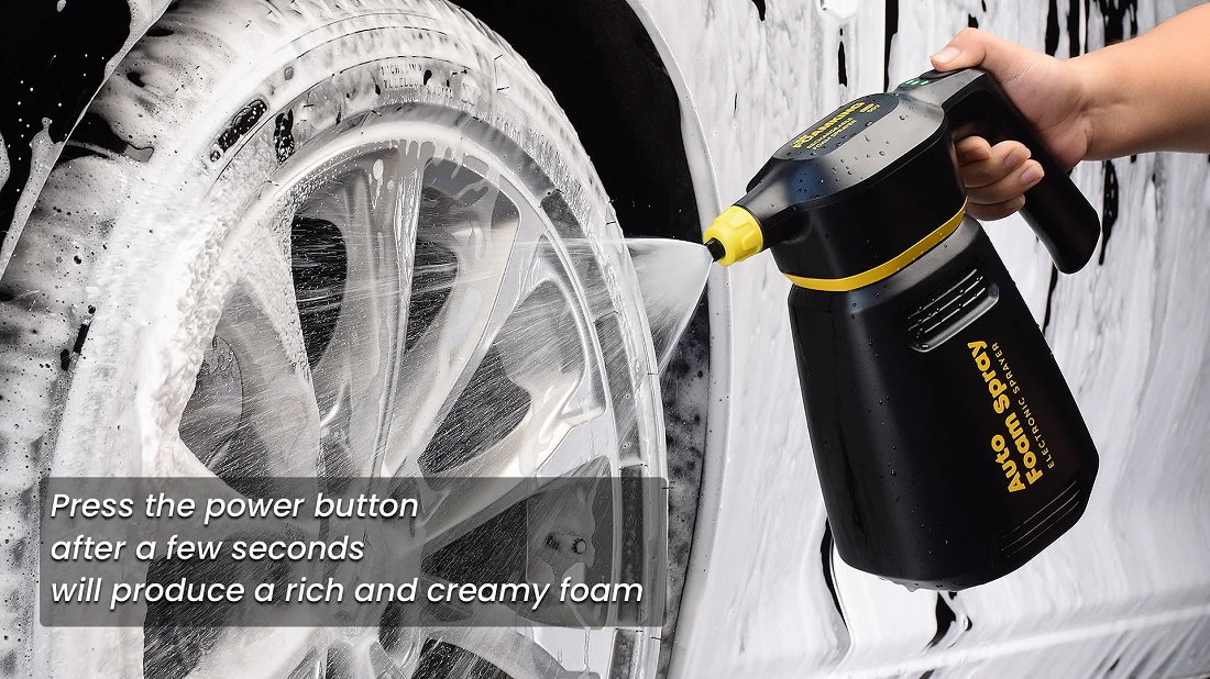 foamboss Electric Foam Sprayer Car Wash Home Garden Clean Detailing Snow Foam Cannon High Pressure Water