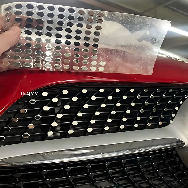 For Mercedes Benz A GLA CLA Class W177 W176 H247 C117 C118 Car Air Intake Grille Decoration Sequin Starry Sky Net Trim Sequins