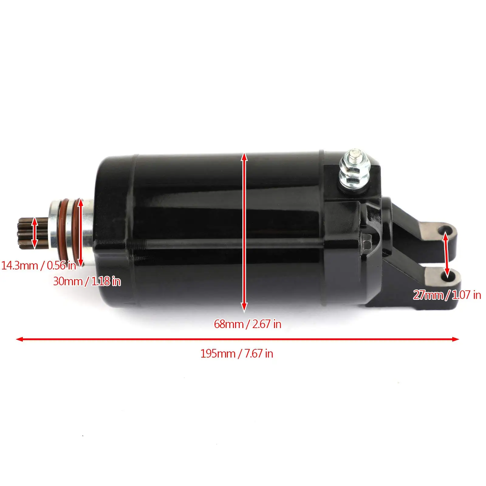 Starter Motor For SeaDoo Spark 2 Up/3 Up 900 Rotax ACE 2014-2019 Can-Am UTV Maverick X3 Maverick Turbo 420893830 420892426