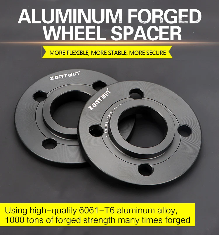 2Pieces 3/5/8/10/12/15/20mm PCD 4x98 CB 58.1mm Wheel Spacer Adapter for Fiat-500/500C/Brava/Bravo/Panda/Punto-176/188