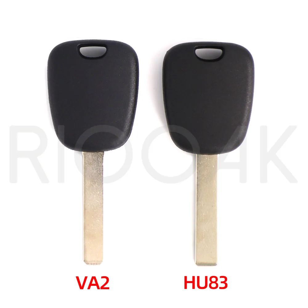 10pcs Transponder Car Key Shell For Peugeot 106 107 307 207 306 406 For Citroen C2 C3 C4 VA2 HU83 Fob Case