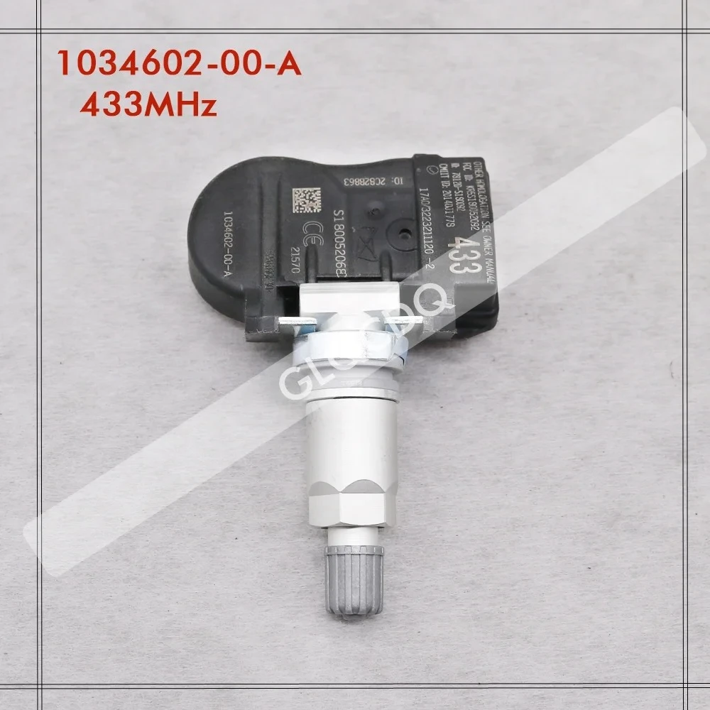 4X TPMS SENSOR For Tesla Model 3 Model S Model X 433Mhz TIRE AIR PRESSURE SENSOR 1034602-00-A 1034602-00-C 1074812-00-B