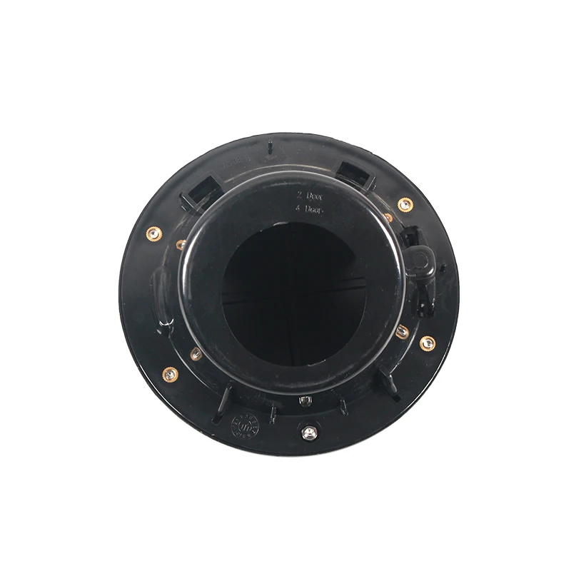 Fuel Tank Cap Cover Auto Car Aluminum Alloy ABS Fuel Door Gas Lid Tank Cap Cover Black for Jeep Wrangler JK JKU 2007-2018
