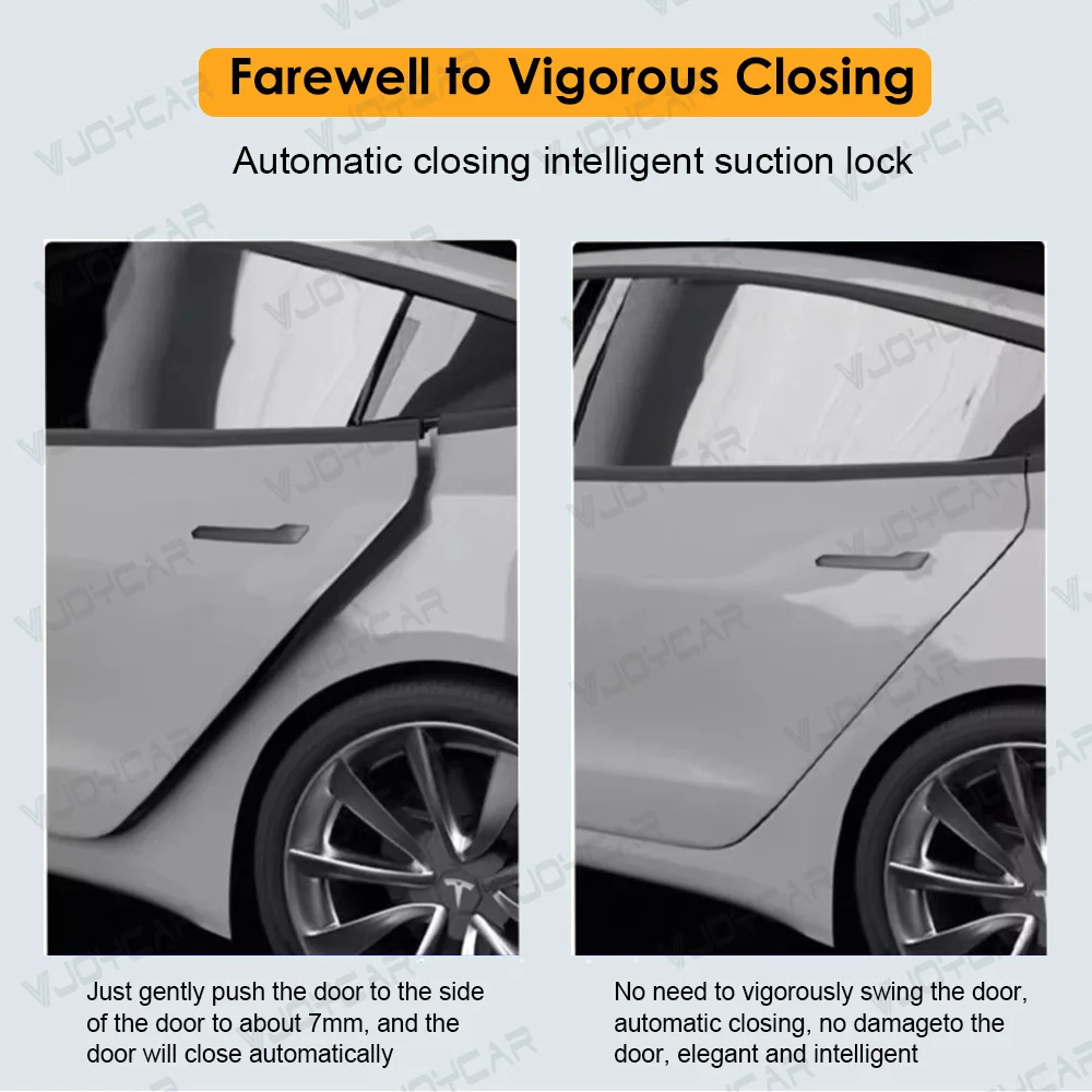 for Tesla Model Y 3 YL Soft Closing New Y Juniper Soft Close Smart Auto Electric Suction Door Closing Opening High Anti-Pinch