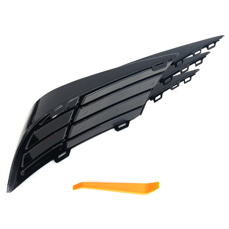 For VW Volkswagen Golf 6 MK6 VI GTI R R20 ABS Fog Lamps Shade Car Front Fog Light Hoods Eyebrow Eye Wind Knife Cover Trim