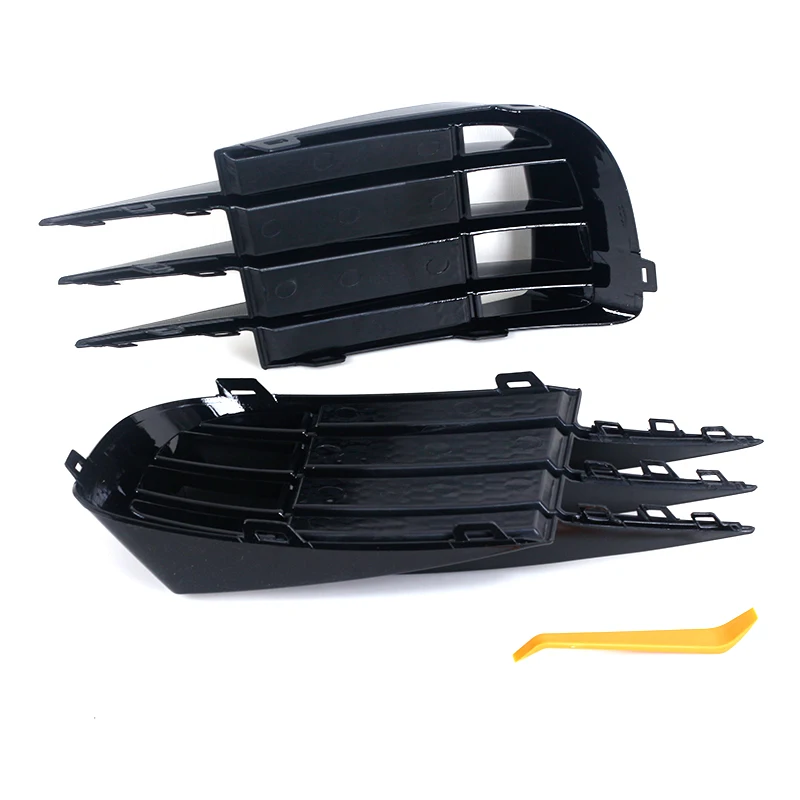 For VW Volkswagen Golf 6 MK6 VI GTI R R20 ABS Fog Lamps Shade Car Front Fog Light Hoods Eyebrow Eye Wind Knife Cover Trim