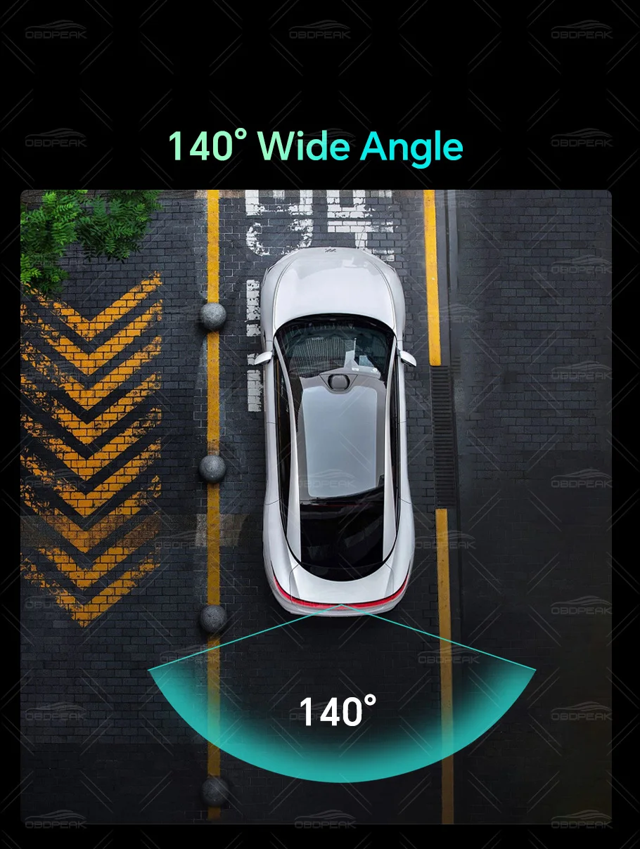 1920*1080P RearView Camera 6M/10M/15M Car and Truck Universal Night Vision Camera Waterproof With Auto Reversing Parking Line