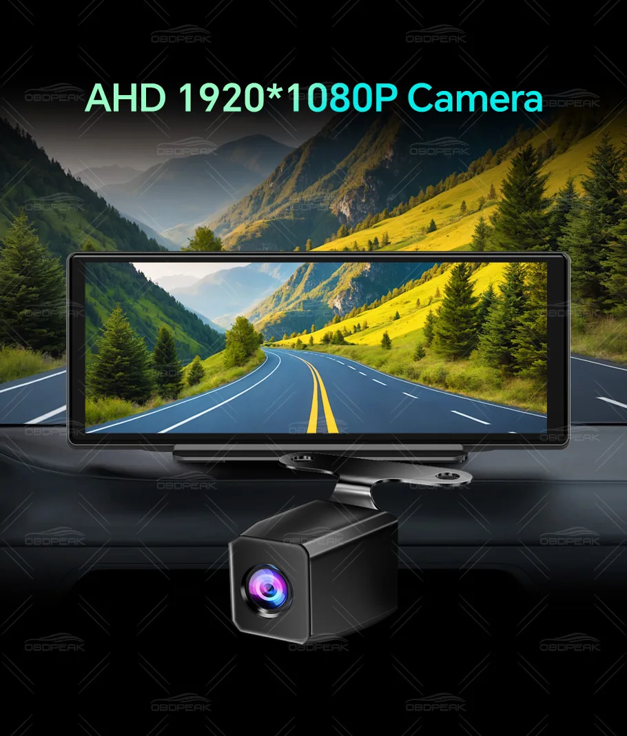 1920*1080P RearView Camera 6M/10M/15M Car and Truck Universal Night Vision Camera Waterproof With Auto Reversing Parking Line