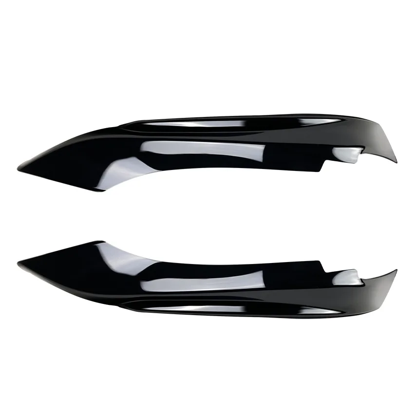 For BMW F32 F33 F36 4 Series 2014-2020 M-Sport M-Tech Front Bumper Lip Spoiler Carbon Fiber Look/Gloss Black Air Splitters