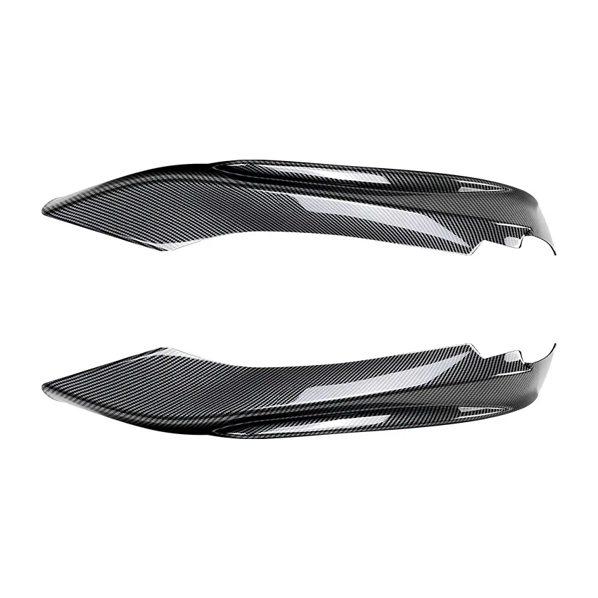 For BMW F32 F33 F36 4 Series 2014-2020 M-Sport M-Tech Front Bumper Lip Spoiler Carbon Fiber Look/Gloss Black Air Splitters
