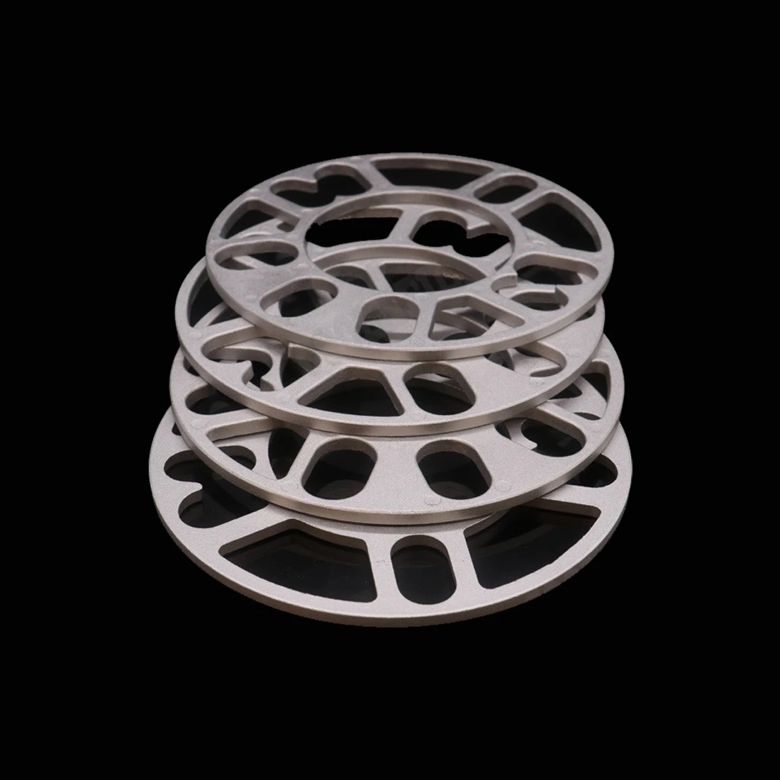 4Pcs 3/5/8/10mm Alloy Aluminum Wheel Spacers Shims Plate For 4/5 Stud Wheel 4x100 4x108 4x114.3 5x100 5x108 5x110 5x115 5x120