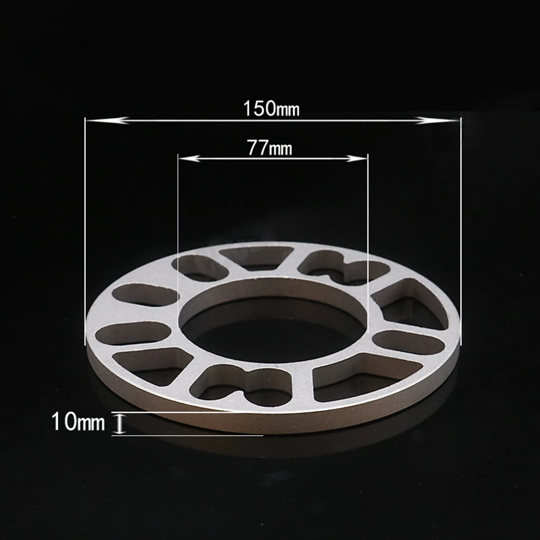 4Pcs 3/5/8/10mm Alloy Aluminum Wheel Spacers Shims Plate For 4/5 Stud Wheel 4x100 4x108 4x114.3 5x100 5x108 5x110 5x115 5x120