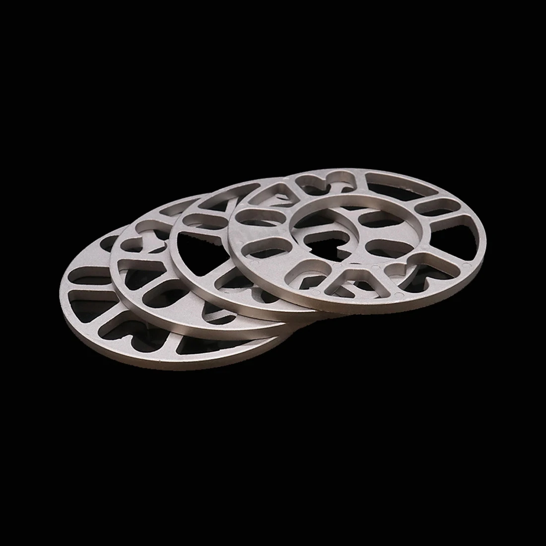 4Pcs 3/5/8/10mm Alloy Aluminum Wheel Spacers Shims Plate For 4/5 Stud Wheel 4x100 4x108 4x114.3 5x100 5x108 5x110 5x115 5x120