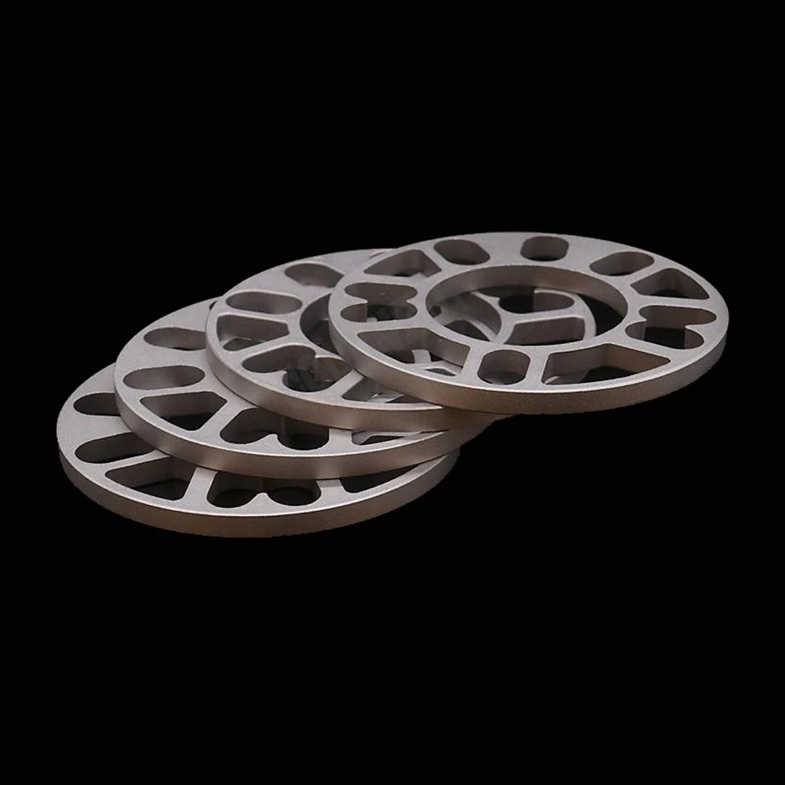 4Pcs 3/5/8/10mm Alloy Aluminum Wheel Spacers Shims Plate For 4/5 Stud Wheel 4x100 4x108 4x114.3 5x100 5x108 5x110 5x115 5x120