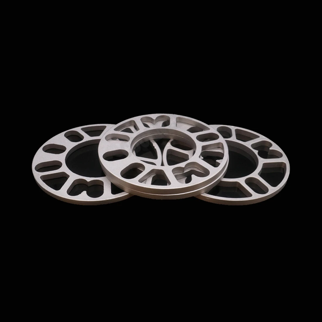 4Pcs 3/5/8/10mm Alloy Aluminum Wheel Spacers Shims Plate For 4/5 Stud Wheel 4x100 4x108 4x114.3 5x100 5x108 5x110 5x115 5x120