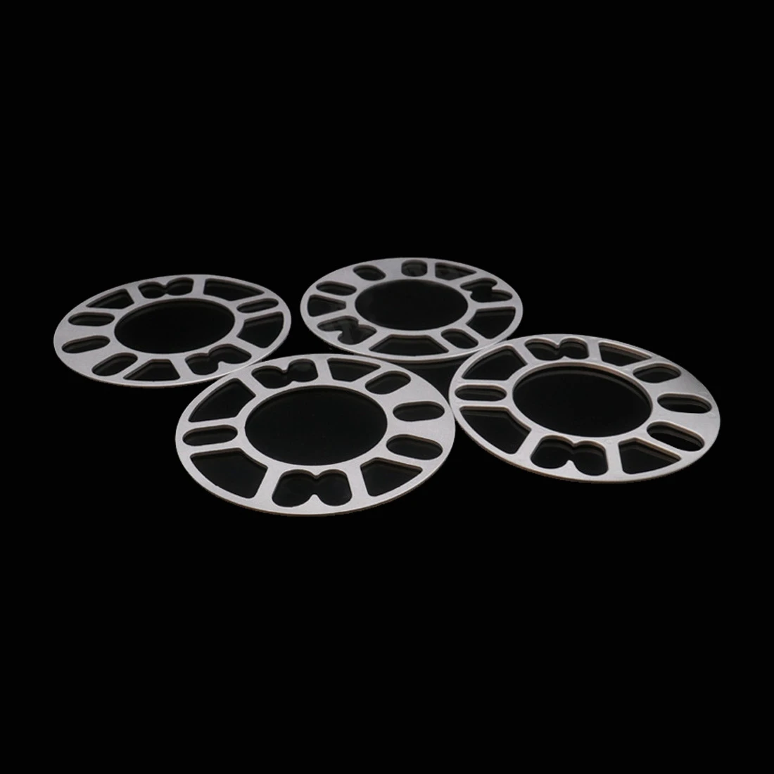 4Pcs 3/5/8/10mm Alloy Aluminum Wheel Spacers Shims Plate For 4/5 Stud Wheel 4x100 4x108 4x114.3 5x100 5x108 5x110 5x115 5x120