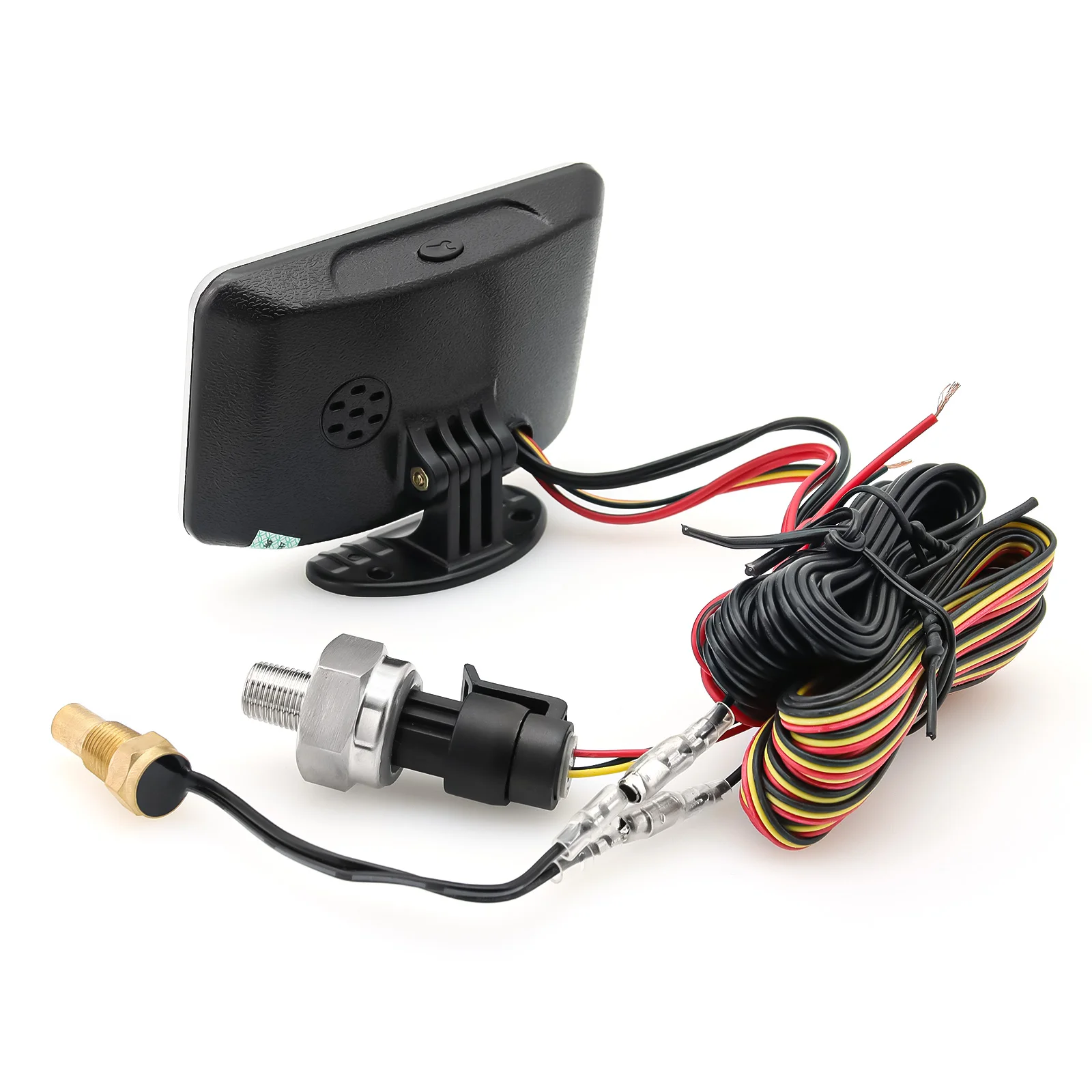 3 IN 1 LCD Gauge Mulitifunctional Oil Temperature+Water Temperature+Voltmeter with Sensor 1/8NPT for Truck 12V24V