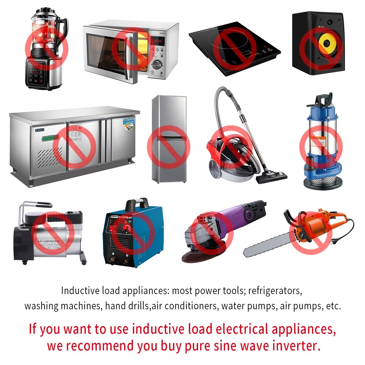 Power Inverter Brazil Socket 600W/1500W/2000W/2500W DC 12V/24V to AC 110V/220V Portable Car Charger Converter Auto accessories