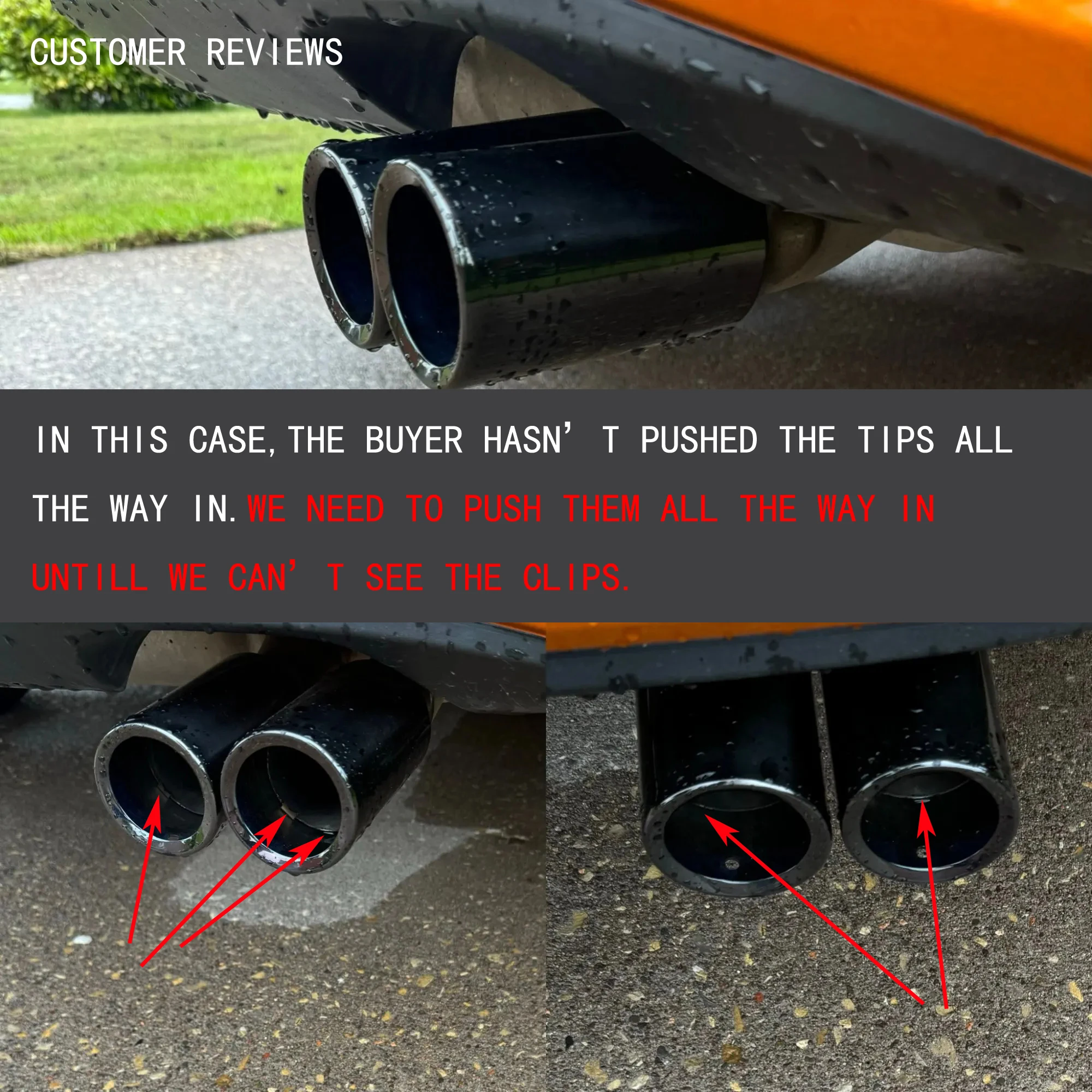 For Mazda MX5 MX-5 Miata 2015-2023 Stainless Steel Car Exhaust Muffler End Pipe Tip Tailpipe Decoration Accessories