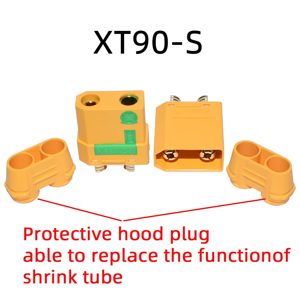 Amass XT90S Connector xt90s anti spark XT90S XT90-S Male Female Motor Adapter for Battery ESC and Charger Lead for RC Car Truck