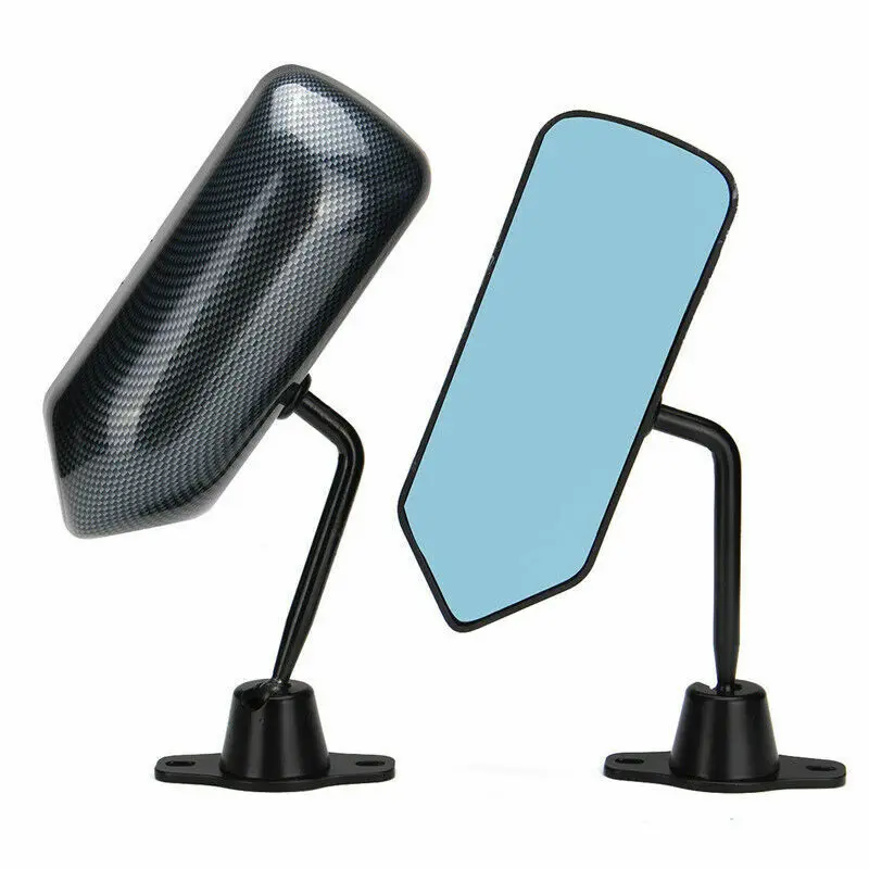 2PCS F1 Style Car Side Wide Angle Wing Rearview Mirrors For Rav4 Mazda3 RX7 Sxe10 Fit G35 City Universal Fitment Side Mirror