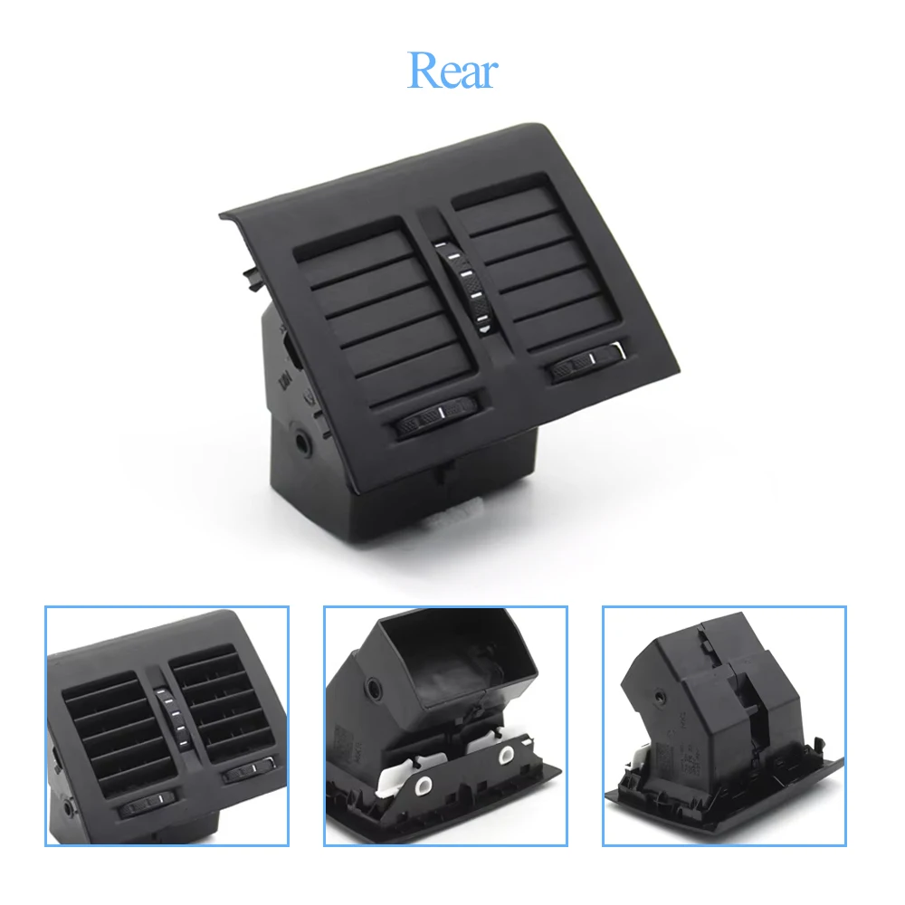 Front Rear Dashboard Air Conditioner AC Vent Grille Assembly For Skoda Octavia 2 A5 MK2 RS 2004-2014 1Z0820951B 1ZD819203