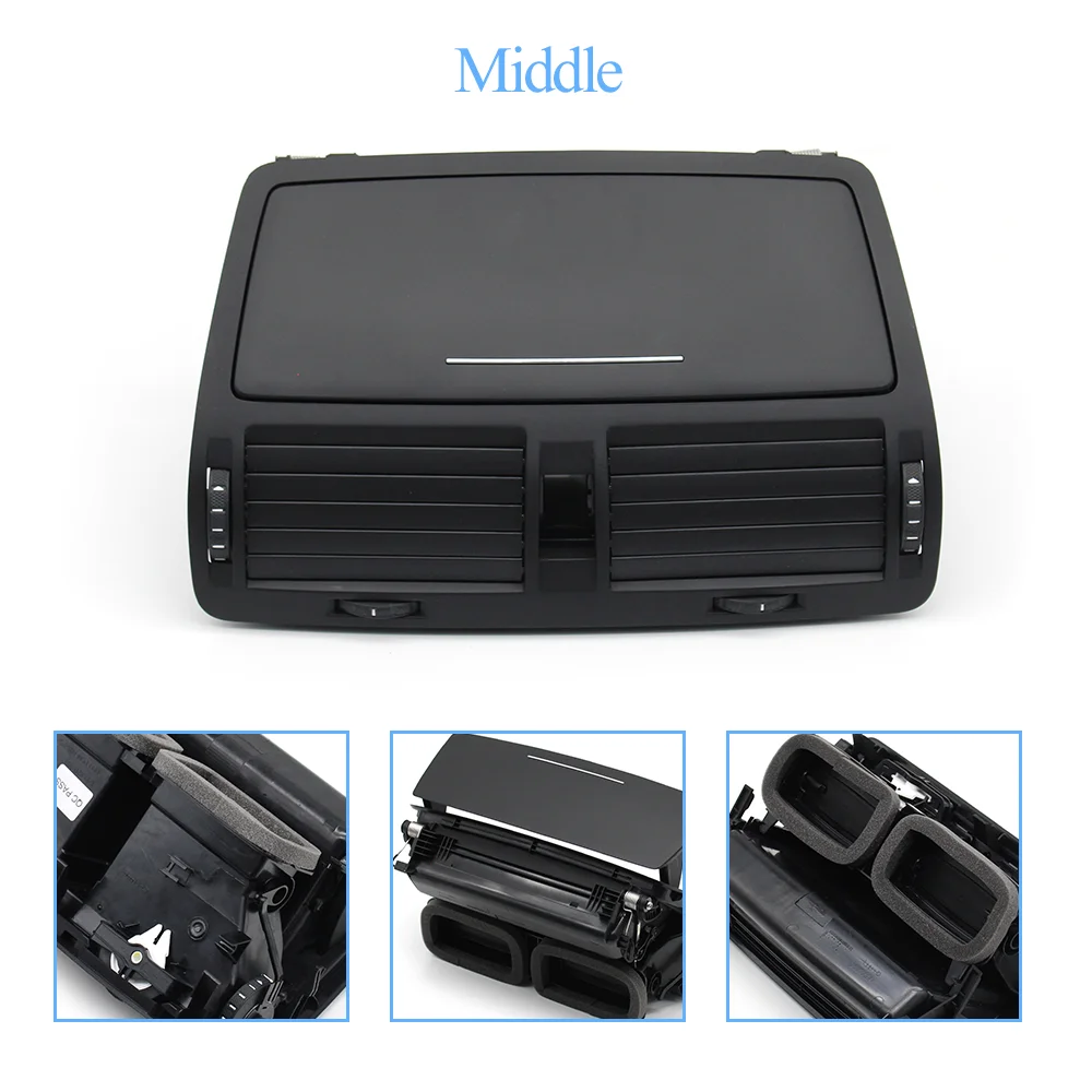 Front Rear Dashboard Air Conditioner AC Vent Grille Assembly For Skoda Octavia 2 A5 MK2 RS 2004-2014 1Z0820951B 1ZD819203