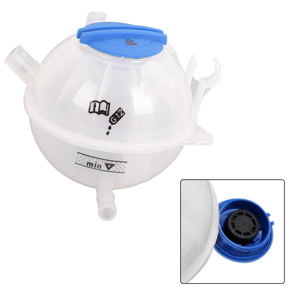 Engine Radiator Coolant Reservoir Tank Bottle And Cap Plastic For GOLF For MK6 1K0121407A 603-253 Leak Proof