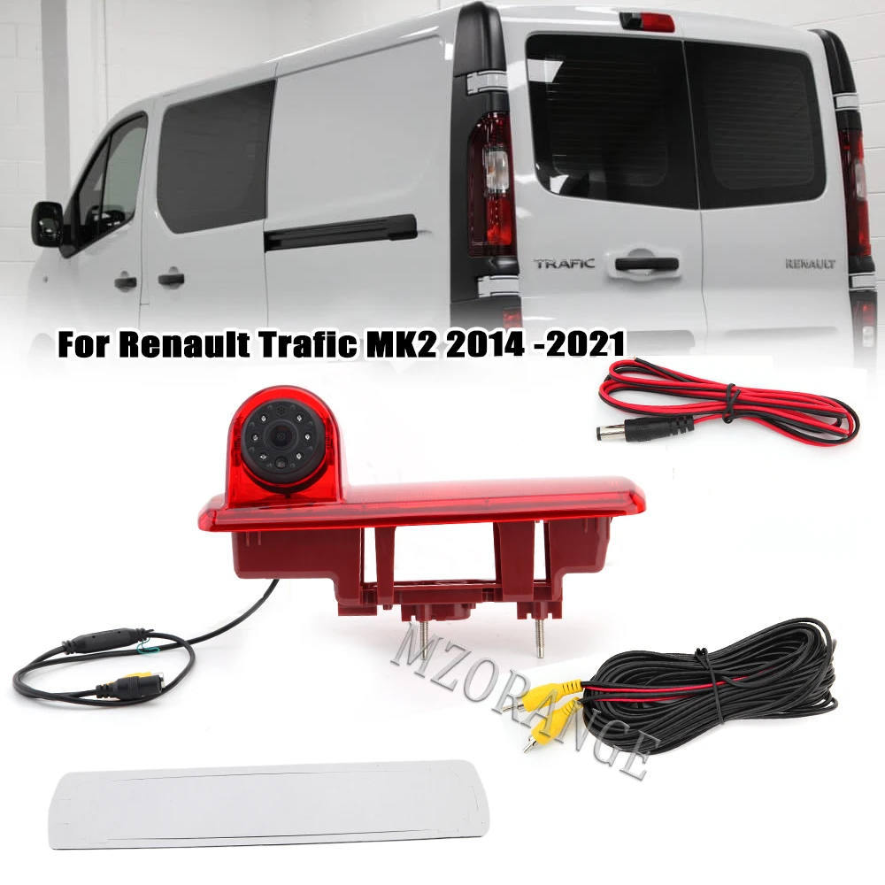 Car Rear View High Third Brake Light with Camera For OPEL VIVARO For RENAULT Trafic 3 MK2 For Nissan NV300 X82 2015-ON Assembly