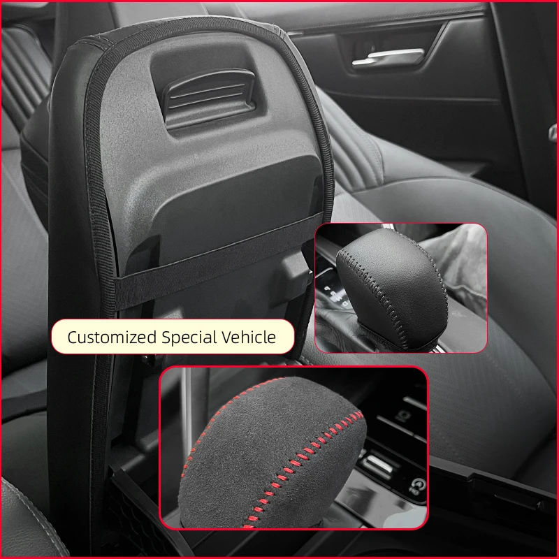 For Toyota HARRIER Accessories VENZA 2021-2025 2026 Car Interior Accessories Central Control Armrest Box Protective Leather Pad