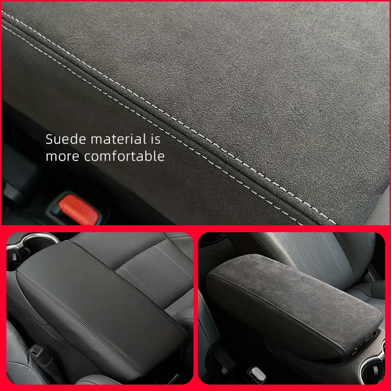 For Toyota HARRIER Accessories VENZA 2021-2025 2026 Car Interior Accessories Central Control Armrest Box Protective Leather Pad