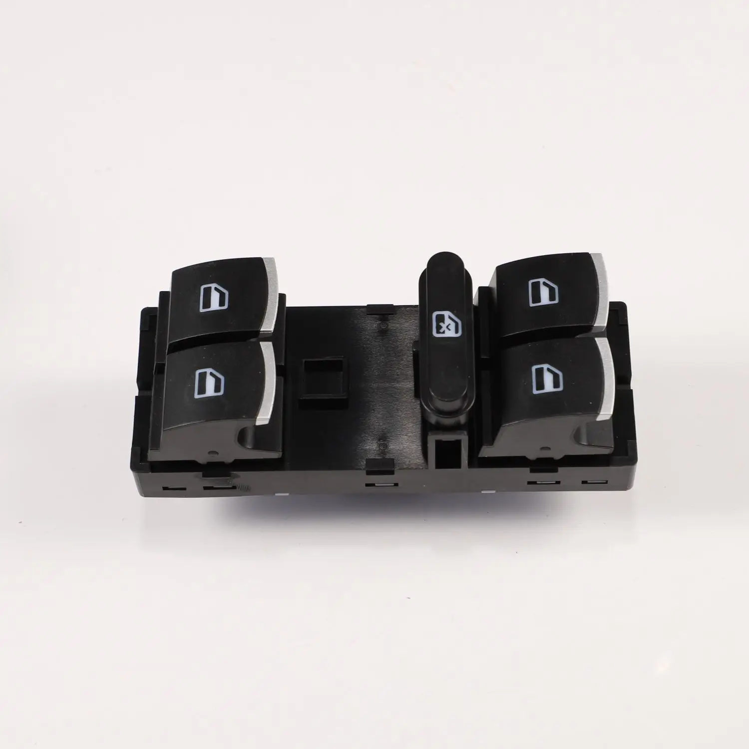 5ND959857 6 Pcs/Kit Chrome Auto Window Switch Headlight Switches Window Control Power Lift Switch For VW Golf GTI 5 6 Jetta 6