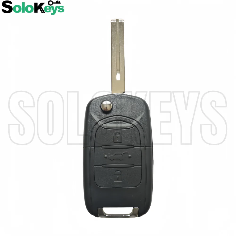 SOLOKEYS High Quality Replacement Folding Key Shell Fob For Chevrolet Captiva Blank Key Case Cover