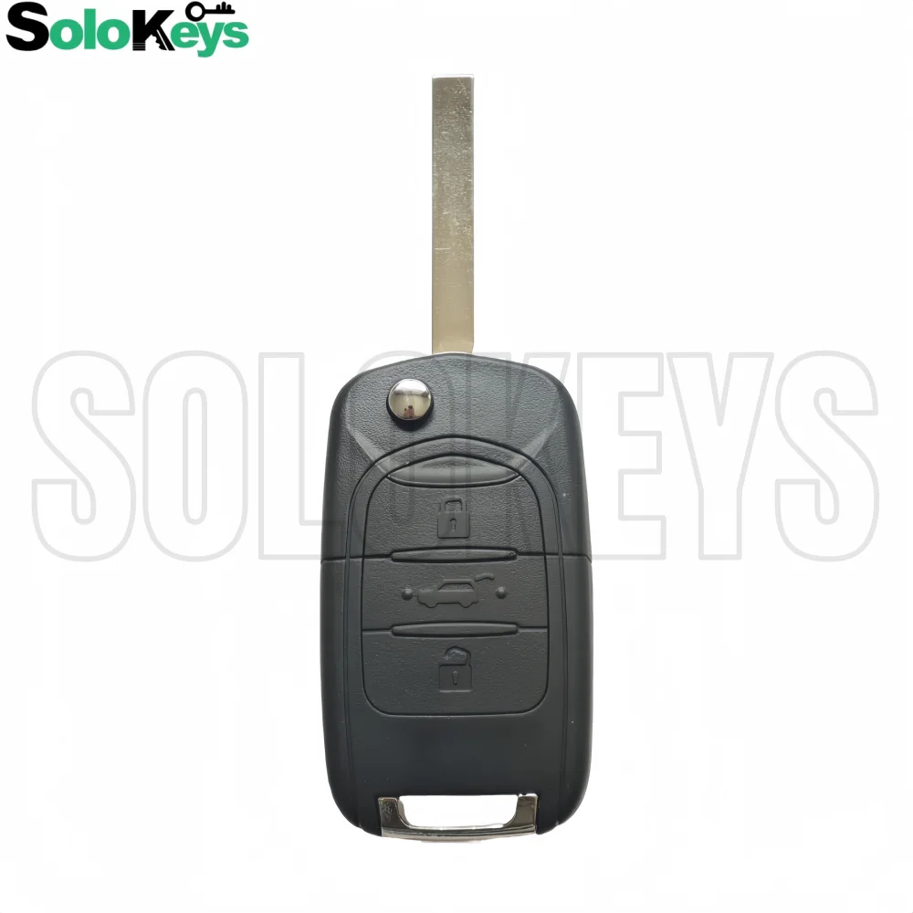 SOLOKEYS High Quality Replacement Folding Key Shell Fob For Chevrolet Captiva Blank Key Case Cover