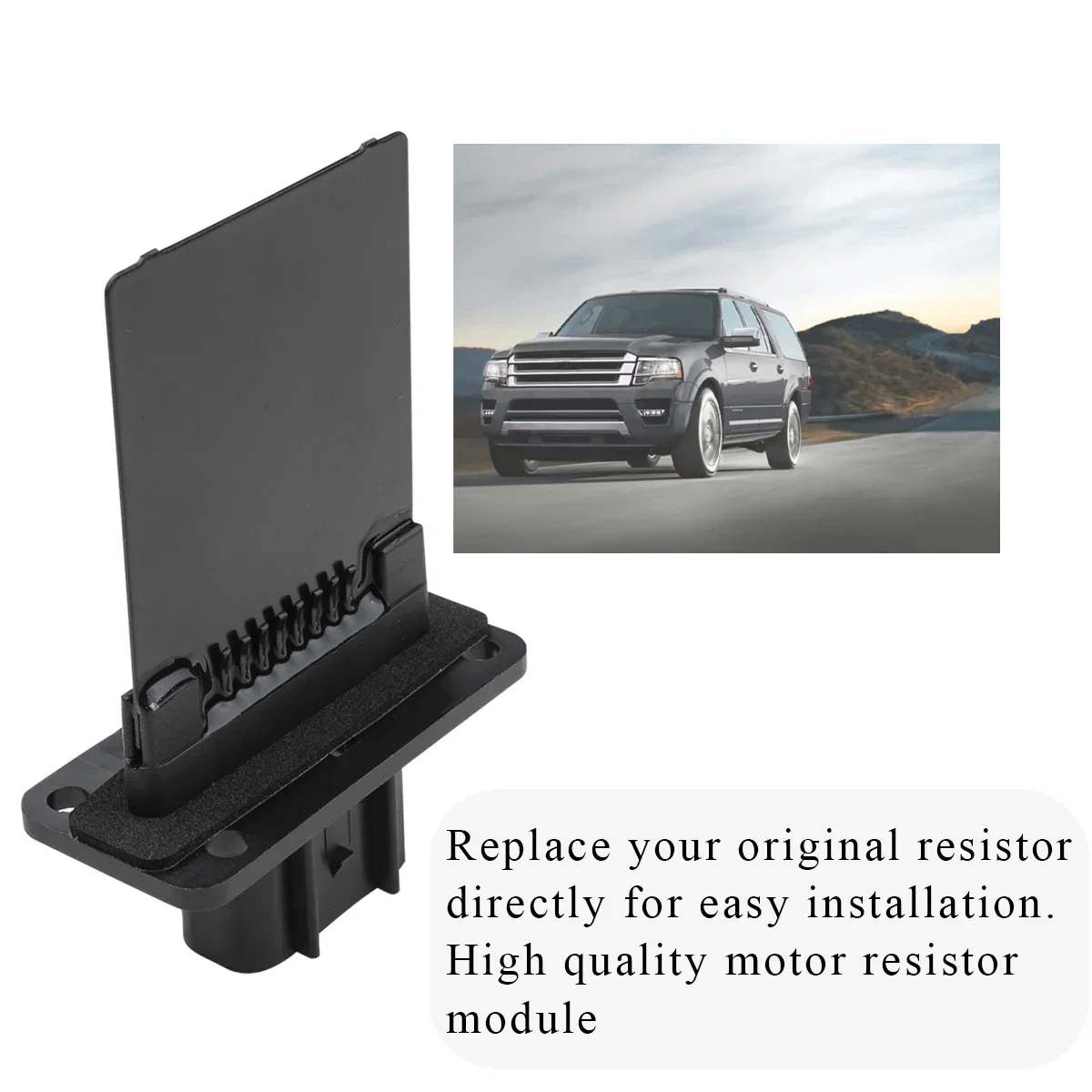 HVAC Blower Motor Resistor For Ford F-150 250 350 450 Expedition Fiesta Mustang YH-1715 3F2Z-18591-AA 4P1361 NEW