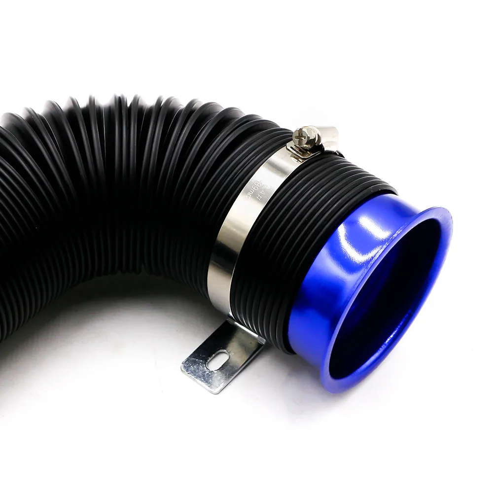 Car modification supplies telescopic tube ventilation tube intake air pipe 76MM expandable cold air intake kit BX100458