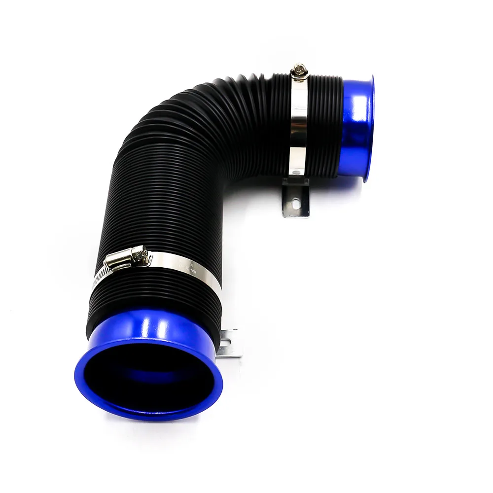 Car modification supplies telescopic tube ventilation tube intake air pipe 76MM expandable cold air intake kit BX100458