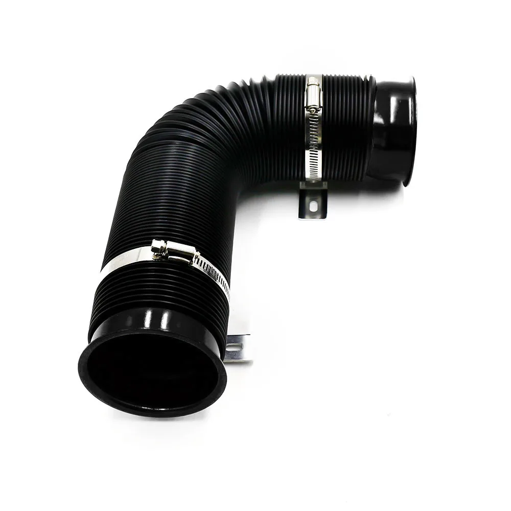 Car modification supplies telescopic tube ventilation tube intake air pipe 76MM expandable cold air intake kit BX100458
