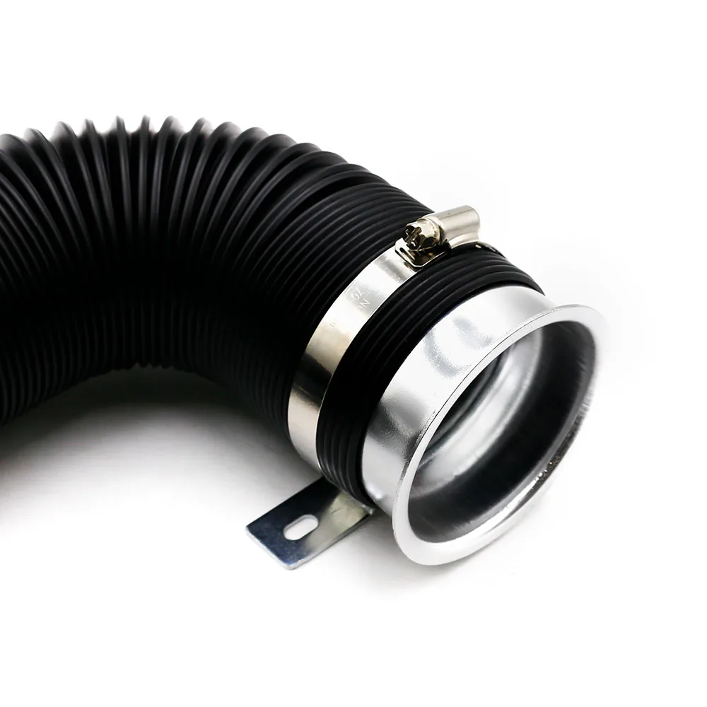 Car modification supplies telescopic tube ventilation tube intake air pipe 76MM expandable cold air intake kit BX100458